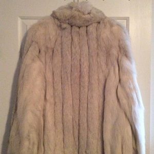 Fox fur coat